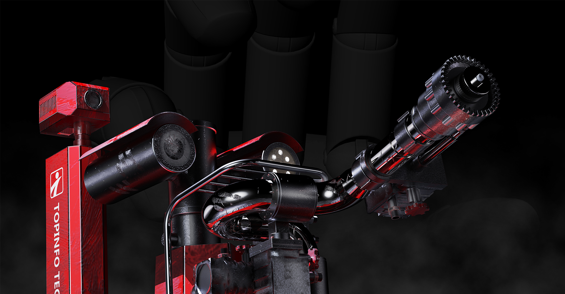 防爆消防灭火侦察机器人设计